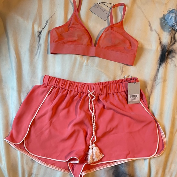 Negative Underwear Intimates & Sleepwear Negative Underwear Coral Lingerie Sleep Set Poshmark